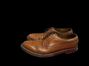 Vintage Florsheim Imperial 93602 V-Cleat Wingtip Shoes 10 C