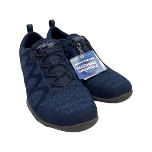 Skechers Relaxed Fit Infi-Knity Slip On Navy Shoes 100301 Women’s Size 8