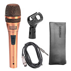 5Core Microphone Pro Neodymium Dynamic Mic XLR Audio Cardiod Karaoke w/ Mic Clip