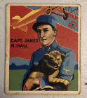 New Listing1933-34 National Chicle Capt James N Hall Sky Birds Card #5 GOOD