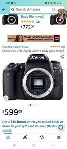 Canon 77D Bundle including lens, SD cards, external flash, photo props & more