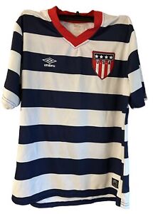 USA United States Soccer Authentic Team Jersey Umbro Vintage Sewn Rare Retro M
