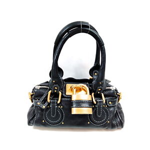 Chloe Hand Bag  Black Leather 432243