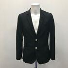 Paul Smith Blazer Jacket Men Size Medium Black Wool Blend Designer RMF04-VM