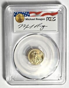 2021 $5 GOLD EAGLE PCGS REAGAN TYPE 2 GAUDENS DESIGN FIRST DAY OF ISSUE MS70 IMI