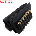 Hunting Shotgun Rifle Buttstock Holder Tactical  Cheek Rest Shell Ammo Mag Pouch