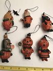 Bethany Lowe Halloween Vintage Ornaments by Greg Guedel —Set Of 6–no box