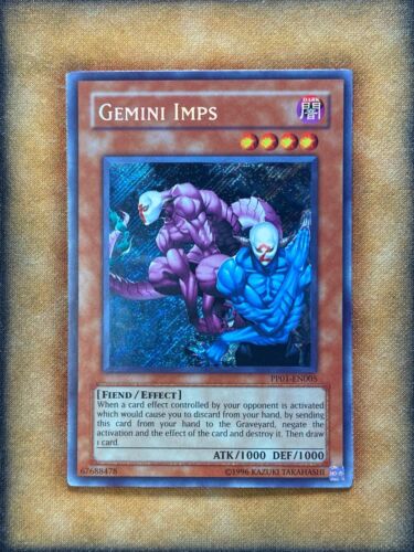 Yugioh Gemini Imps PP01-EN005 Secret Rare NM
