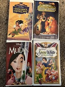 Disney Masterpiece VHS Lot