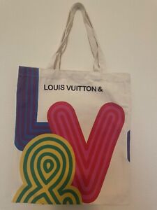 Louis Vuitton Canvas Tote Bag Limited Edition Shenzhen Exhibition 16.5
