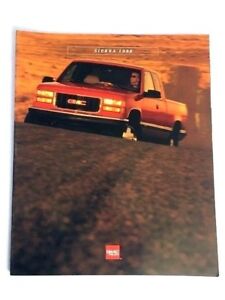 1996 GMC Truck Sierra Pickup Sales Brochure Book Catalog