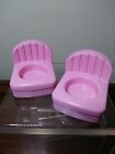 Fisher Price Little People 2008 Happy Sounds Home Set Replacement Pink Chairs