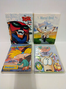 Adult Swim/Nickelodeon Lot of 4 DVDs (Brak, Moral Orel, Hey Arnold, Rocko)