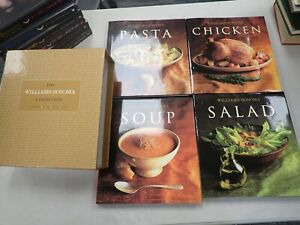 The Williams-Sonoma Collection Box Set 4 Cookbooks Chicken Soup Pasta Steak Chop