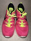 Nike Flyknit One Pink Sneaker Running Shoes Women's Size 7 554888-606 Nike+