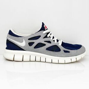 Nike Mens Free Run 2 537732-407 Blue Running Shoes Sneakers Size 12