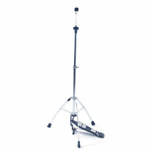 NEW Professional Pedal Control Style Hi-Hat Stand with Pedal Silver & Black