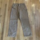 Carhartt Double Knee Front Dungaree Fit Mens Pants Size 33/32 (Actual 31x31)