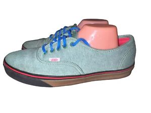 Mens 11 VANS BDGA 06 Sports Sneaker Green Canvas Shoe