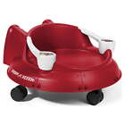 Spin 'N' Saucer, Caster Ride-on for Kids, Red Outdoor Toys & Structures