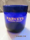 Vintage Cobalt Blue Harveys Bristol Cream Glass Made by Libbey