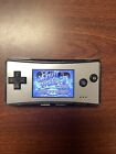 Used Game Boy Advance GBA Micro Silver/ Black Console US Seller