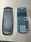TEXAS INSTRUMENTS TI-30XS MULTIVIEW CALCULATOR TESTED BLUE WHITE W/COVER