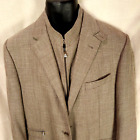 Corneliani ID Brown Wool Layered Sport Coat Jacket EU 56R = 44 US Surgeon's Cuff