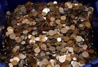 Nice Unsearched lot Mix of World Foreign Coin Over 1 1/2 LB & gift added ... /