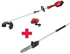 Milwaukee M18 String Trimmer 18V Brushless Cordless 10 in. Pole Saw Attachment
