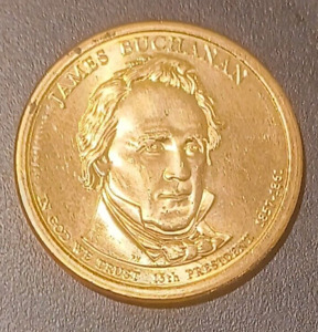 2010-D James Buchanan Presidential Dollar 15th President 1857-1861 US Coin #1