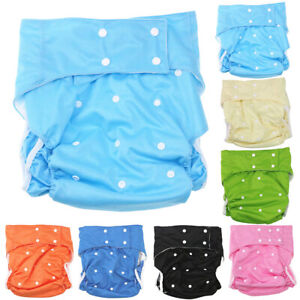 Reusable Adjustable Adult Cloth Diaper Nappy Pants Incontinence Bedwetting Aid s