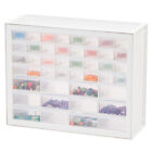 IRIS USA 44 Drawer Stackable Storage Cabinet for Hardware Crafts, White Small