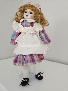 Collectible Vintage 16 Inch Redhead Porcelian Doll