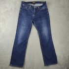 Lucky Brand Jeans Womens 10/30 31x30 Measured Easy Rider Bootcut Blue Denim