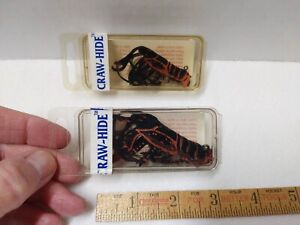 VINTAGE MISSOURI LURES, CRAW-HIDE JIGS, LOT OF 2, FIVE STAR MFG. CO., NOS