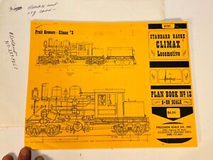 1970s Precision Scale Co PSC O & HO Fruit Growers Climax Locomotive Plan Book 13