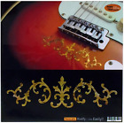 Ocher Guitar and Bass Body Vintage Vines Inlay Sticker Decal