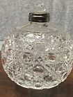 1900s Perfume Cut Crystal Sterling W/ Stopper