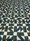 Vintage Handmade Jack-in-the-Box Quilt Top 79x91 twin #280