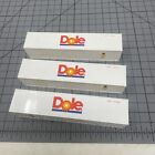 Athearn HO Intermodal Containers 45' Dole Reefer Lot Of 3 White