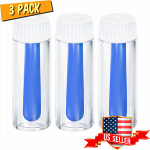 Contact Lens Remover 3 PACK Suction Cup Insertion Tool Applicator Plunger BLUE