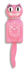 Pink Satin Lady Kitty Kit-Cat Clock : Small