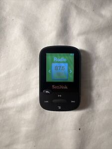 SanDisk Clip Sport Plus 16GB MP3 Player - Black. Tested, Working