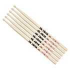 3 Pairs Vic Firth 2B Wood Tip Drumsticks American Classic Hickory