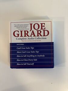#1 Sales Trainer Joe Girard Complete Audio Book 5 CD set Can't Lose Sales TIPS!