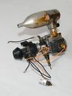 KYOSHO CONCEPT 30 DX RC HELICOPTER ENGINE WITH MUFFLER / EXHAUST SUPER TIGRE 34