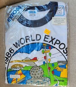 EXPO 86 Vancouver Science Ringer T-Shirt Adult Med Rare New in Package