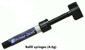 Prime Dent Light Cure Hybrid Composite Dental Resin - 4.5 g 001-001 All Shades