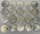 1986 $1 AMERICAN SILVER EAGLE COIN FULL ROLL 2ND QUALITY NICE (20 COINS TOTAL)
